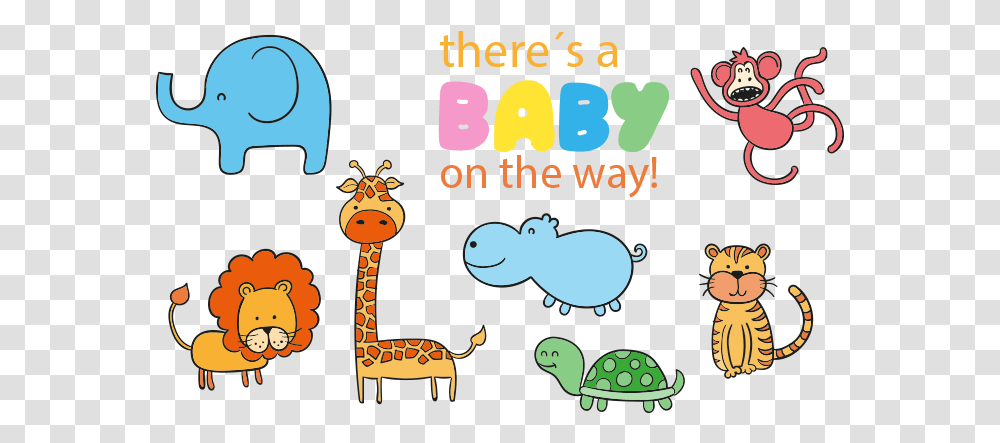 Cute Animal Illustration Vector And The Vector Animals For Kids, Text, Poster, Advertisement, Pac Man Transparent Png