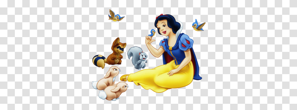 Cute Animals And Princess Snow White Pn 1195520 Snow White Character, Person, Human, Costume, Art Transparent Png