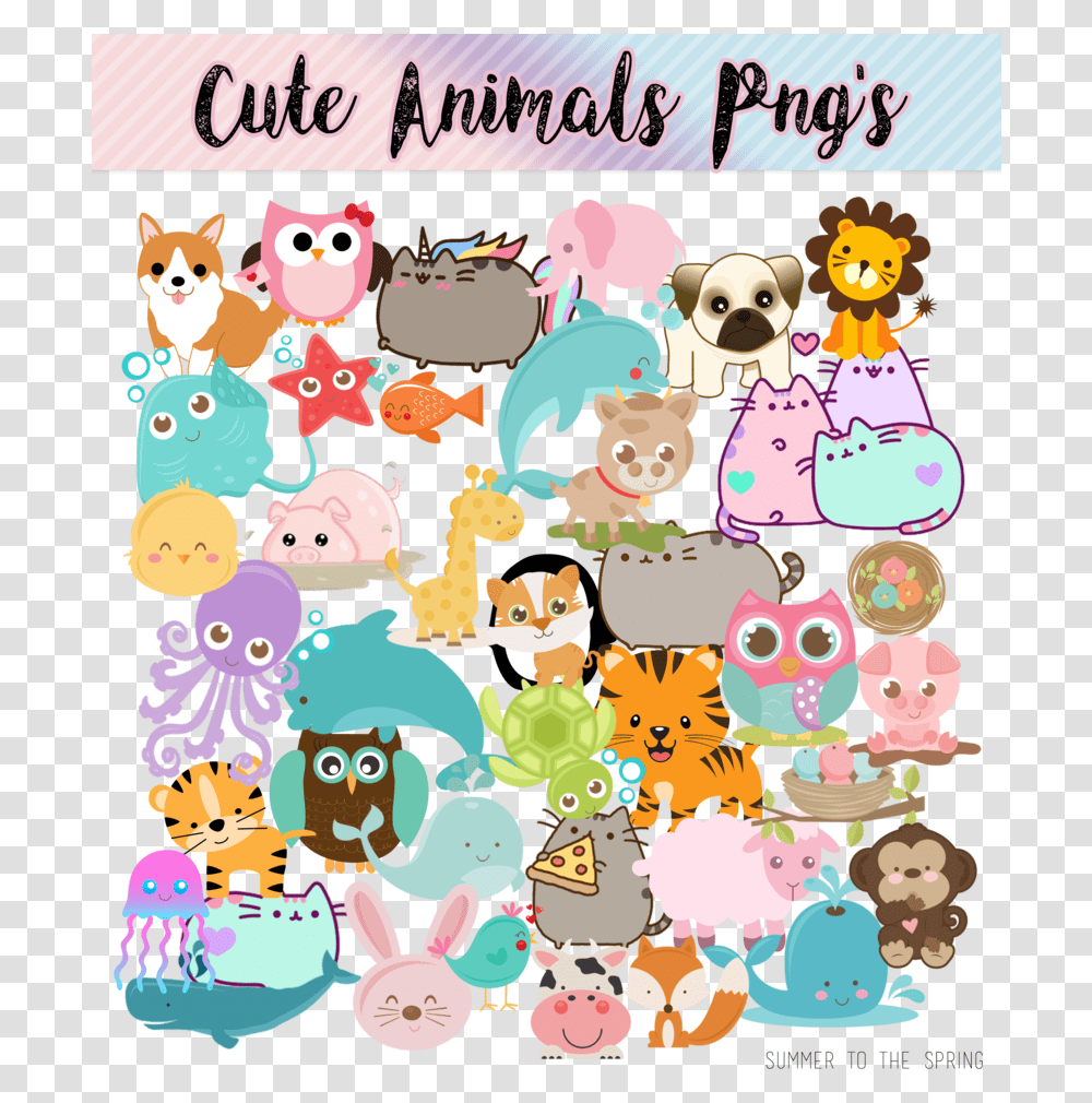 Cute Animals Hd, Collage, Poster Transparent Png