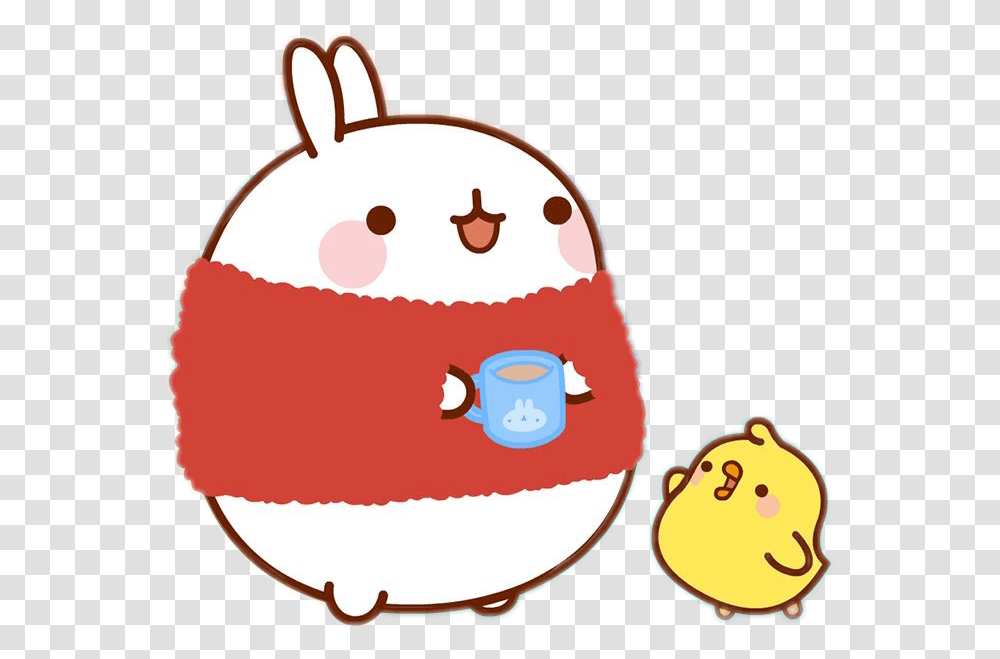 Cute Animals Kawaii Molang Japan Kawaii Cute Animals Cartoon, Birthday Cake, Dessert, Food, Outdoors Transparent Png