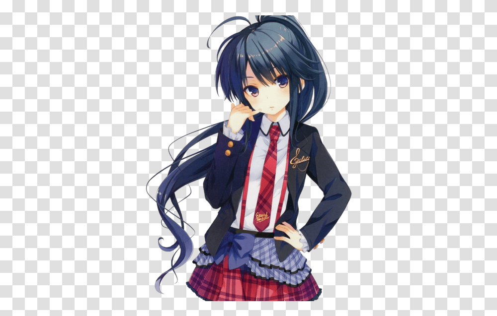 Cute Anime 4 Image Anime Girl Background, Tie, Accessories, Accessory, Manga Transparent Png