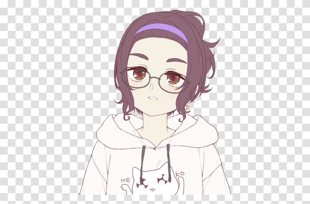 Cute Anime Girl Avatar, Person, Female, Drawing Transparent Png