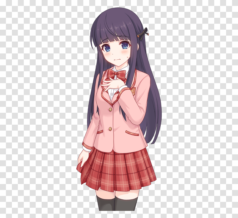 Cute Anime Girl, Clothing, Manga, Comics, Book Transparent Png