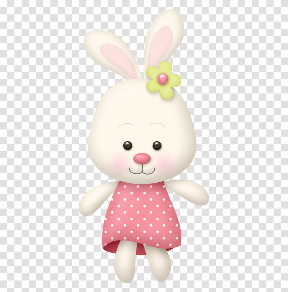 Cute Baby Bunny Clipart, Doll, Toy, Snowman, Winter Transparent Png