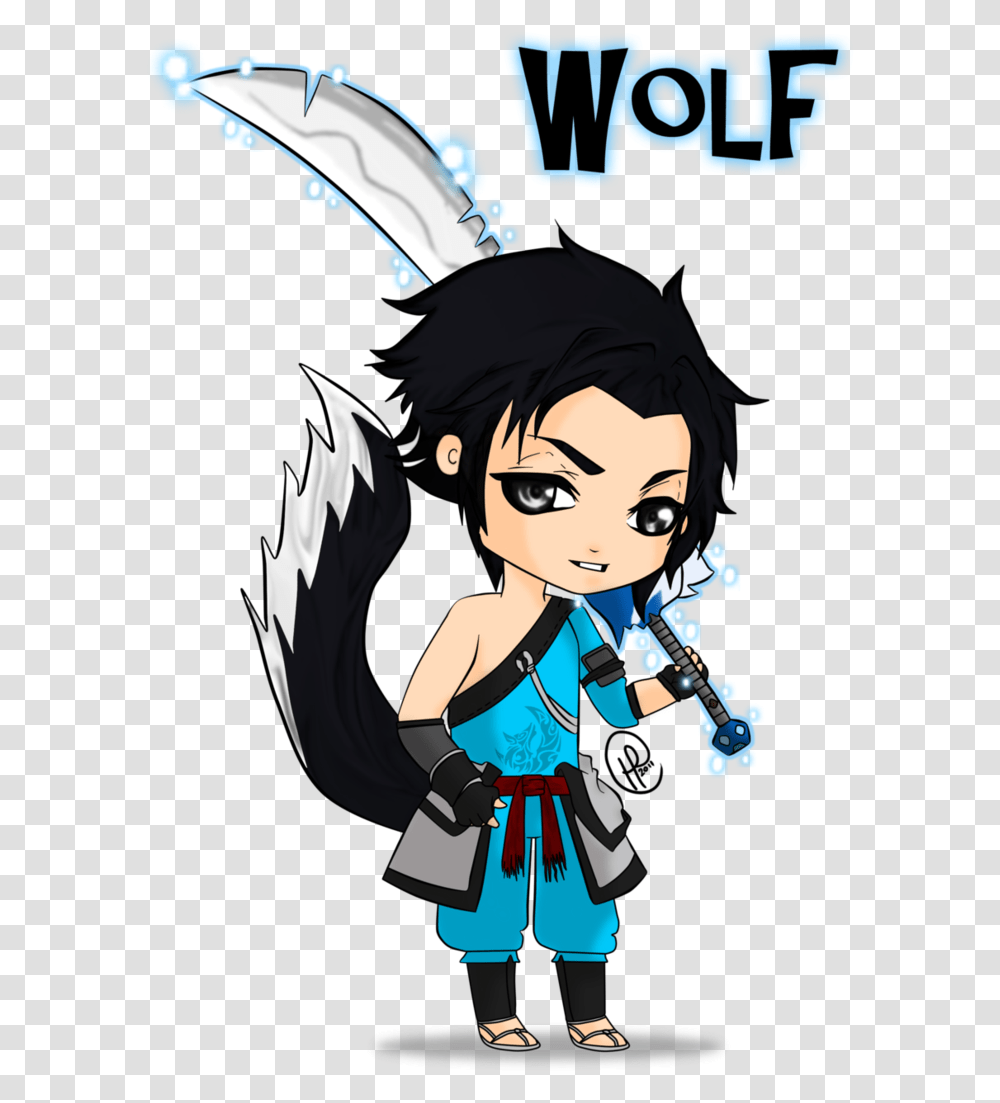 Cute Baby Wolf Drawings Easy Download Draw Anime Wolf Boy Easy, Person, Human, Sport Transparent Png