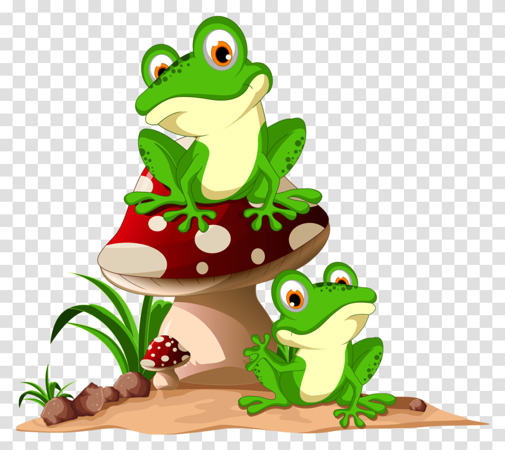 Cute Background Frog Clipart, Amphibian, Wildlife, Animal, Tree Frog Transparent Png