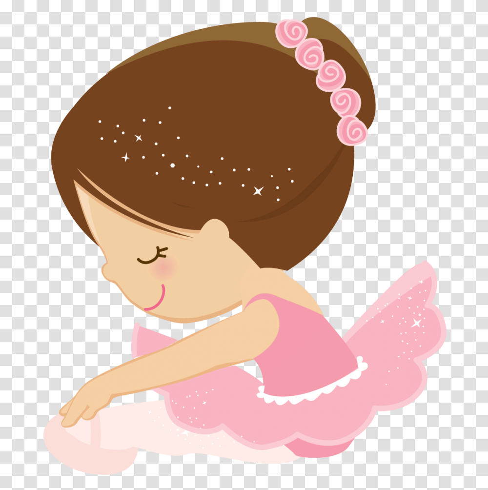 Cute Ballerina Cliparts, Baby, Crawling, Kneeling Transparent Png
