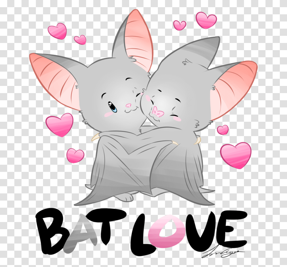 Cute Bats In Love, Mammal, Animal, Pet Transparent Png