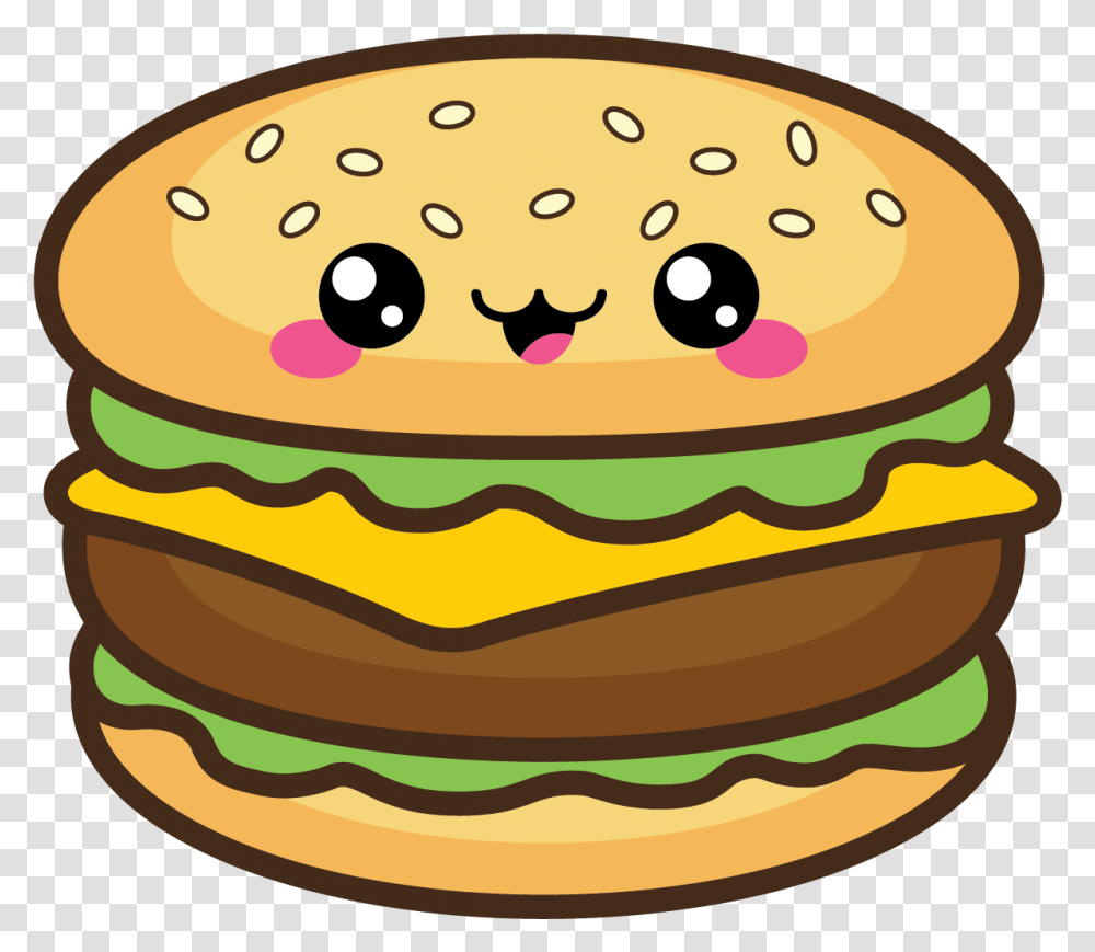 Cute Bbq Burger Clipart Cute Burger Clipart, Food, Birthday Cake, Dessert, Rug Transparent Png