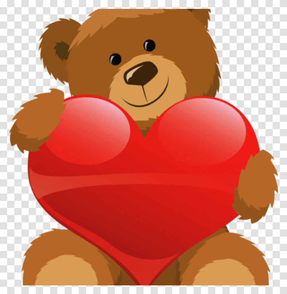 Cute Bear Clipart Teddy Bear Free Download Dinosaur Cute Valentine Heart Clipart, Toy, Snowman, Winter, Outdoors Transparent Png