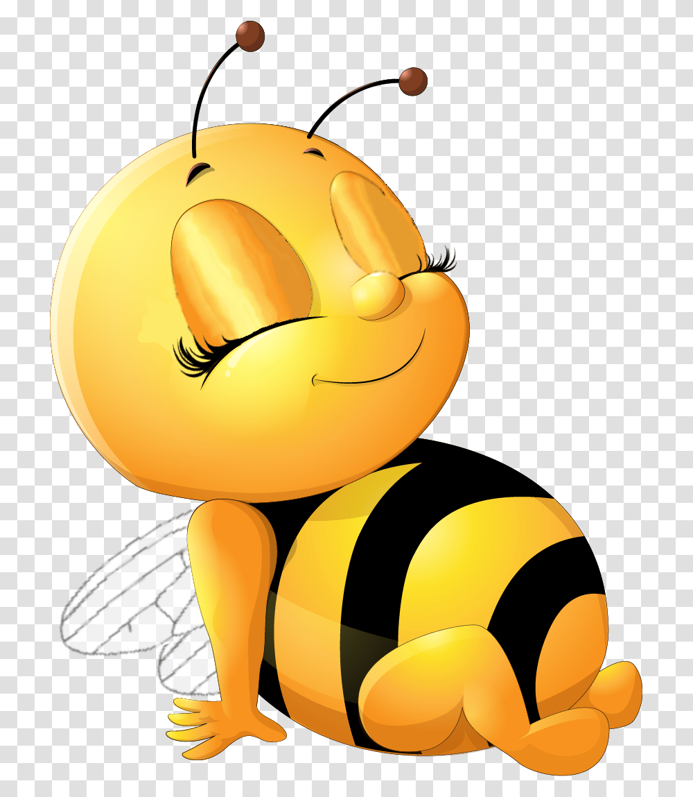 Cute Bee Clip Art, Animal, Food, Lamp, Insect Transparent Png