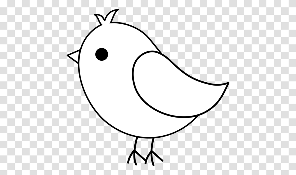 Cute Bird Clipart, Animal, Moon, Outer Space, Night Transparent Png