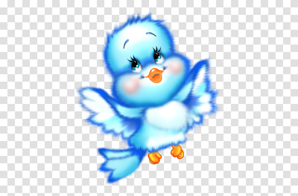 Cute Blue Bird Cartoon Free Clipart Colored Animals Clip Art, Toy Transparent Png