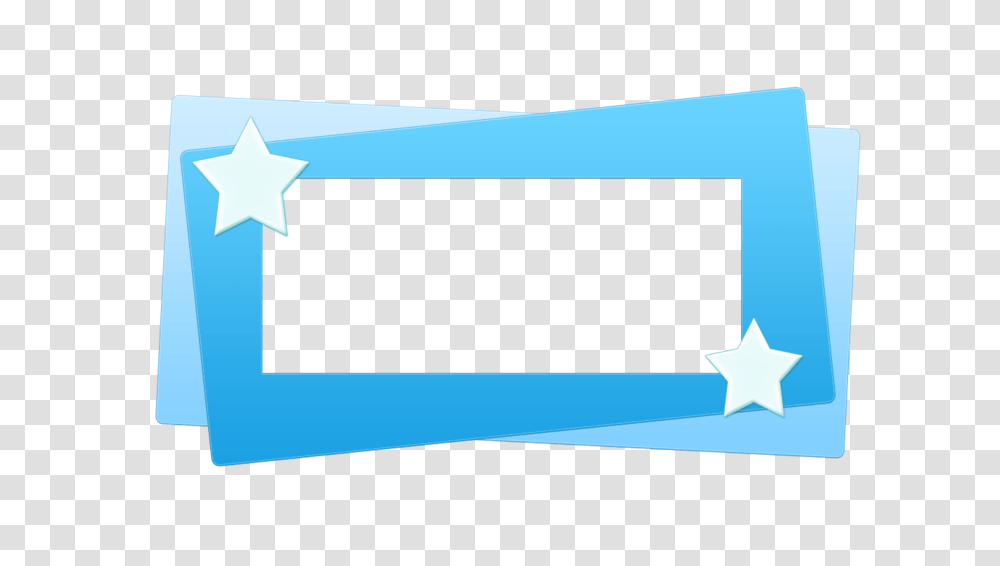 Cute Blue Border Image, Lighting, Envelope Transparent Png