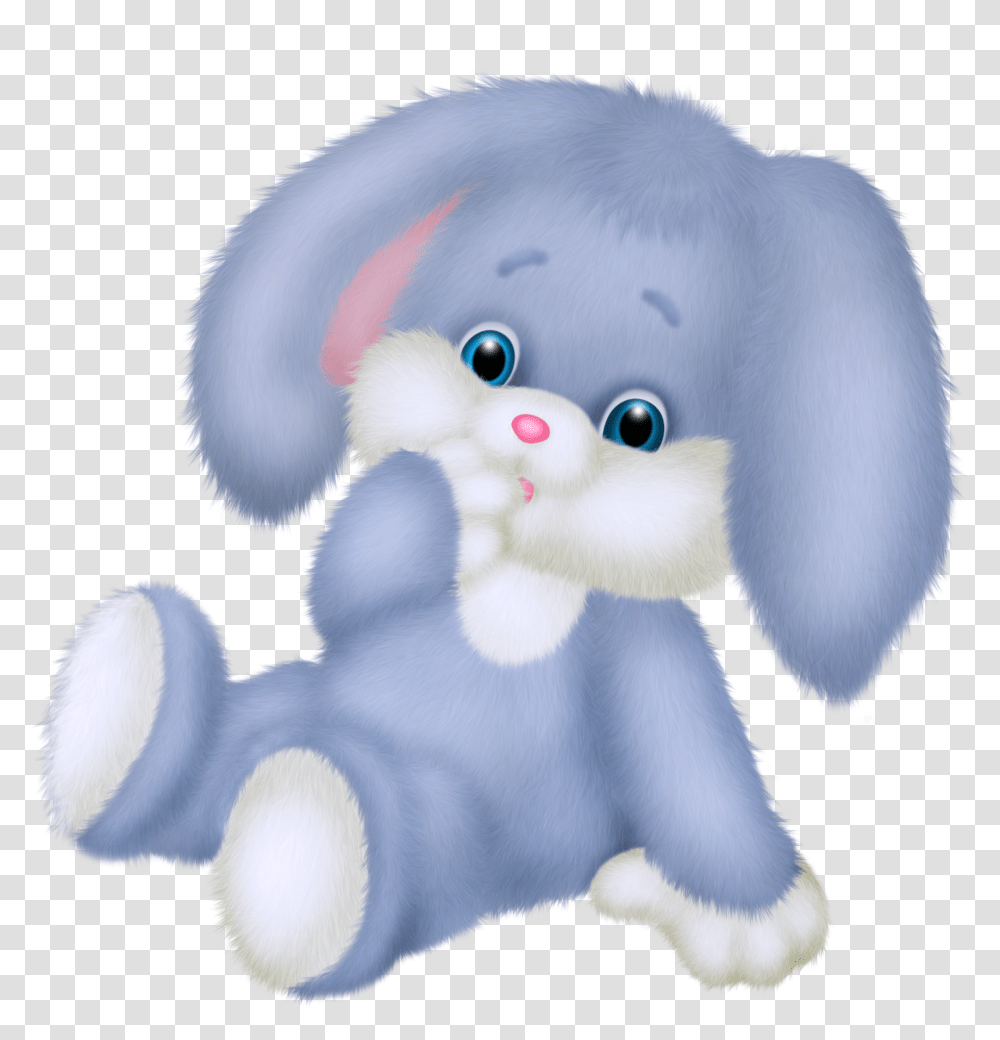 Cute Blue Bunny Clipart Picture Bunny Clipart Stuffed Animals Transparent Png