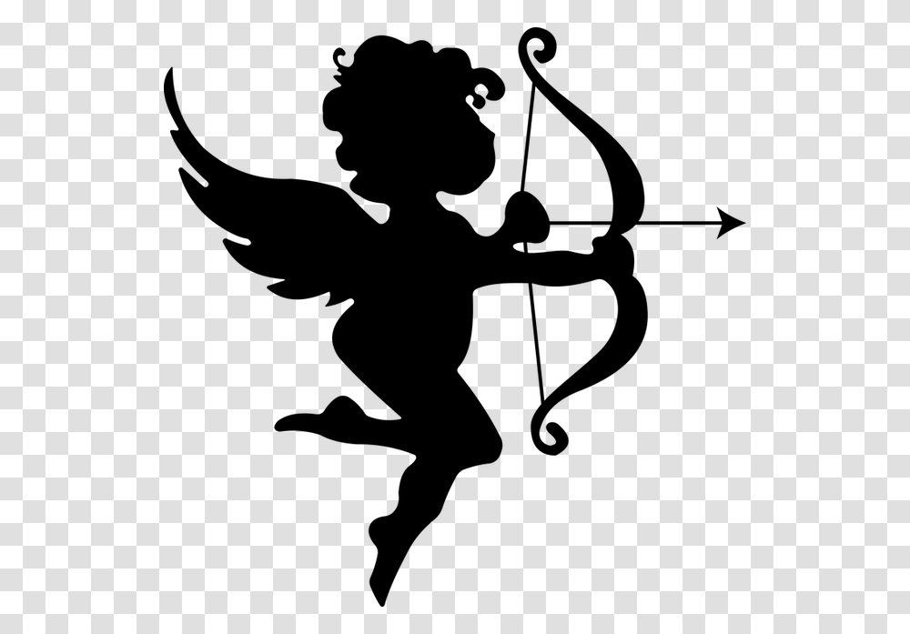 Cute Bow Clipart Cupids Bow And Arrow, Gray, World Of Warcraft Transparent Png