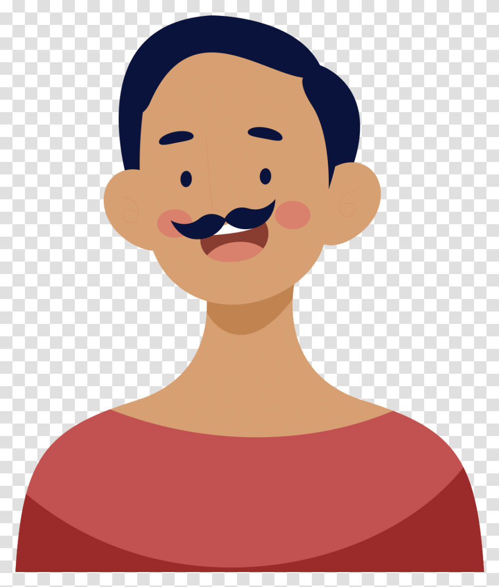 Cute Boy Mustache Cartoon, Snowman, Winter, Outdoors, Nature Transparent Png