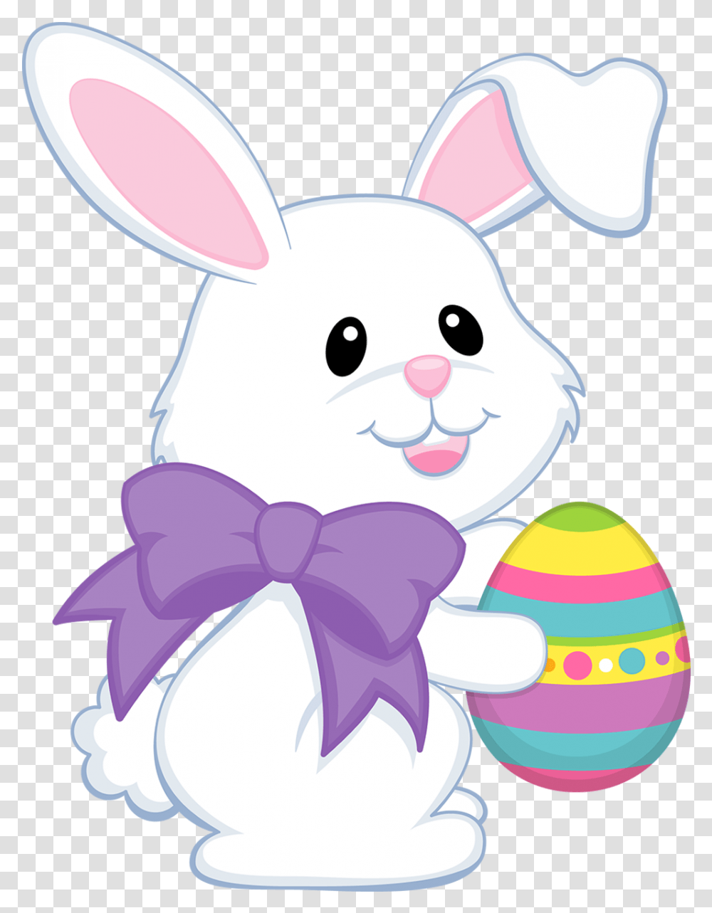 Cute Bunny Clipart Free Cute Easter Bunny Clipart, Egg, Food, Tie, Accessories Transparent Png