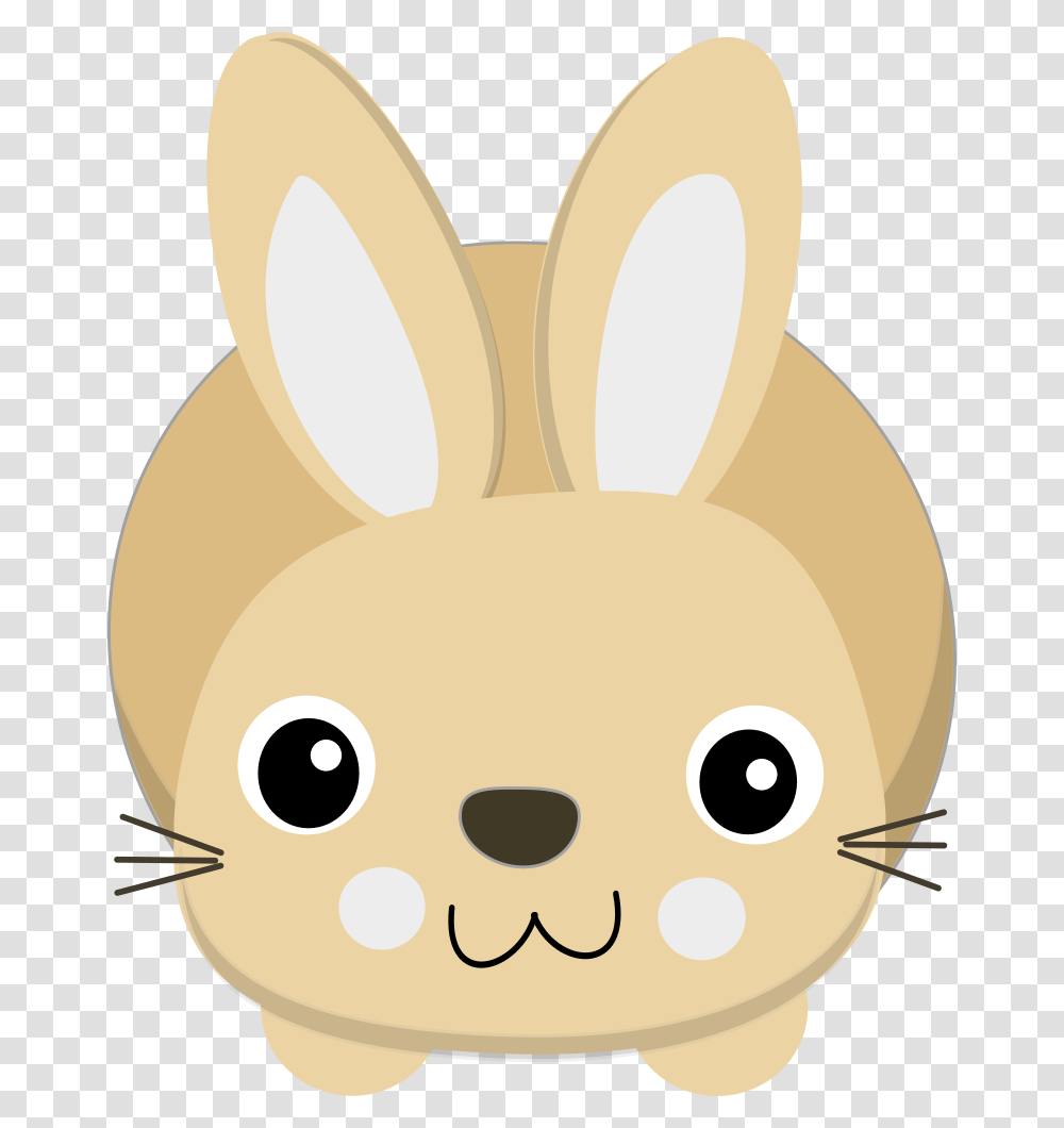 Cute Bunny Cute Rabbit Clip Art, Tape, Rodent, Mammal, Animal Transparent Png