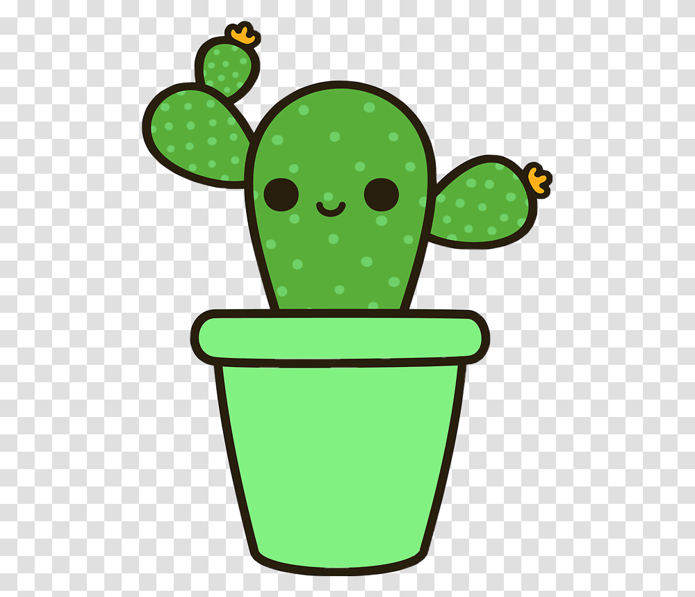 Cute Cactus Green Cute Cactus Tumblr Cute Tumblr, Plant, Food Transparent Png