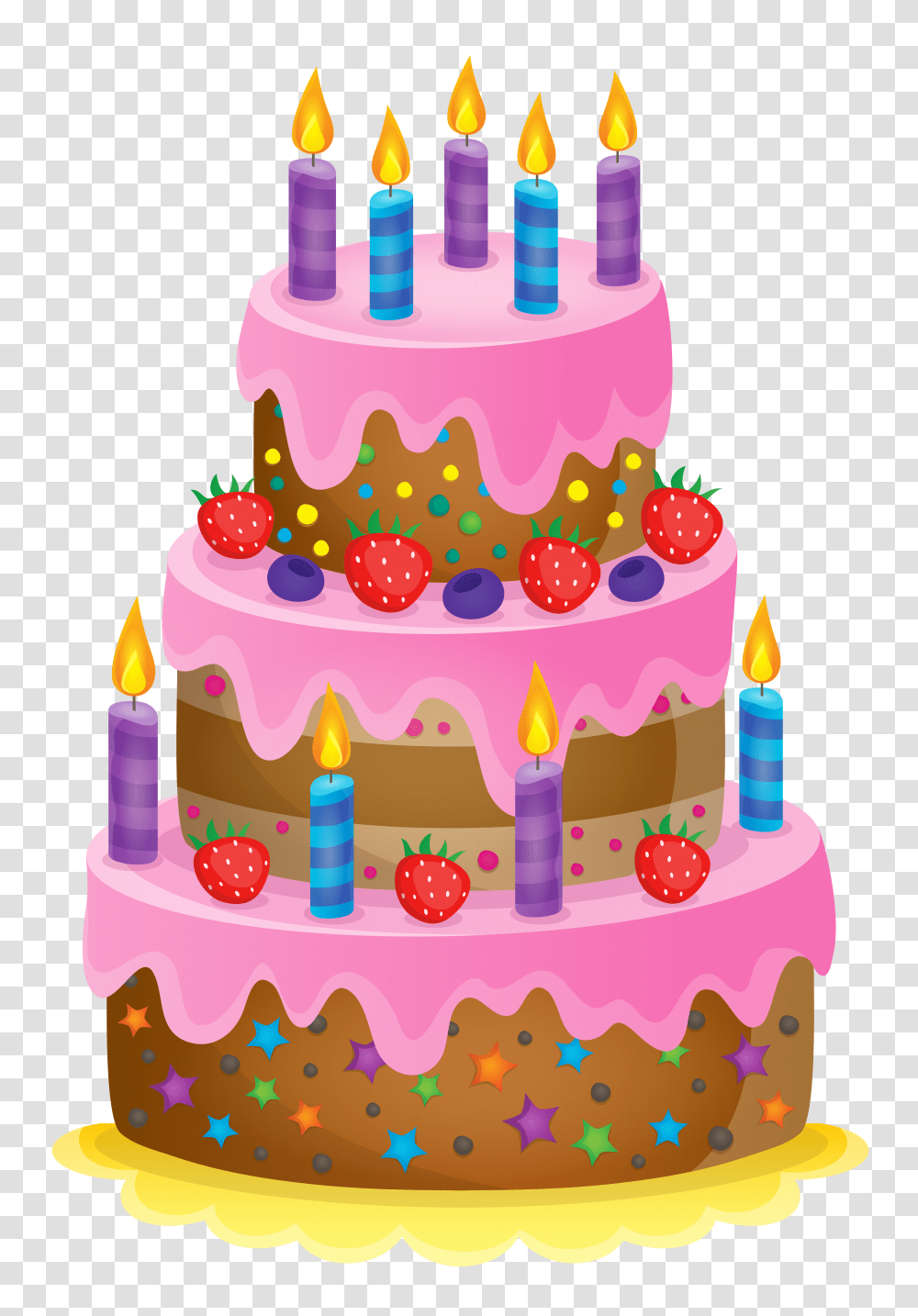 Cute Cake Clipart Image Birthday Background, Birthday Cake, Dessert, Food, Cream Transparent Png
