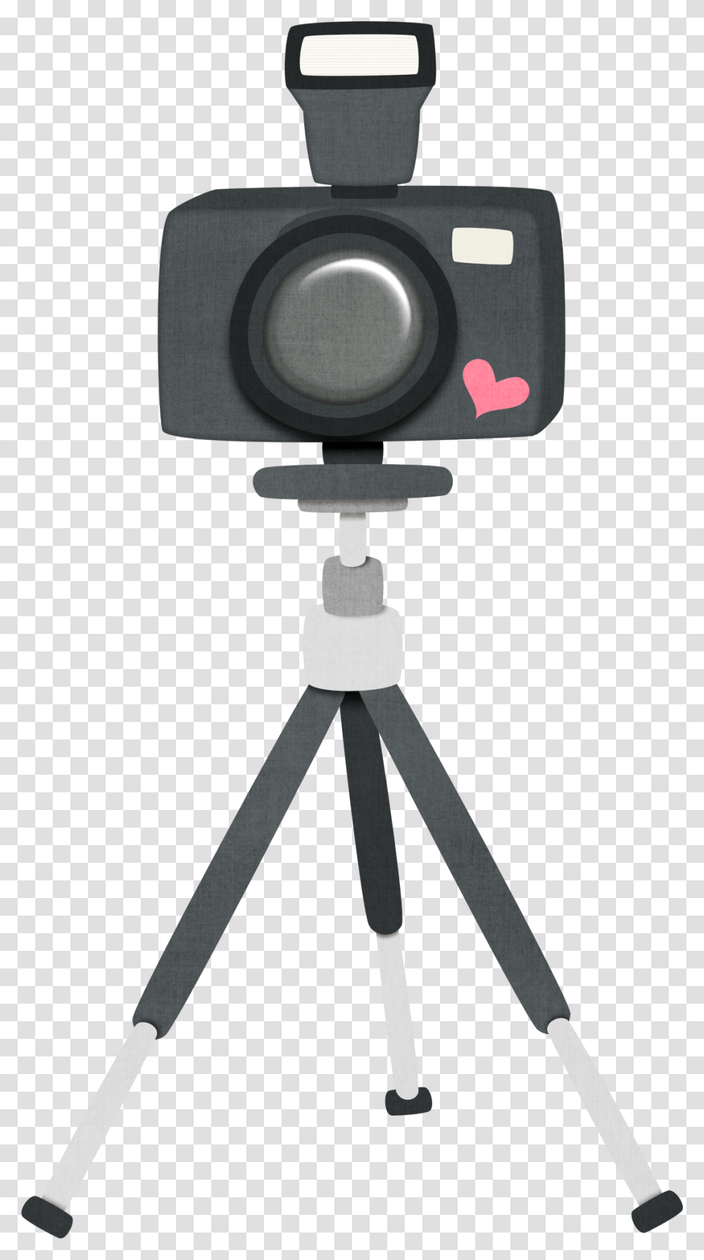 Cute Camera Clipart, Tripod, Electronics Transparent Png