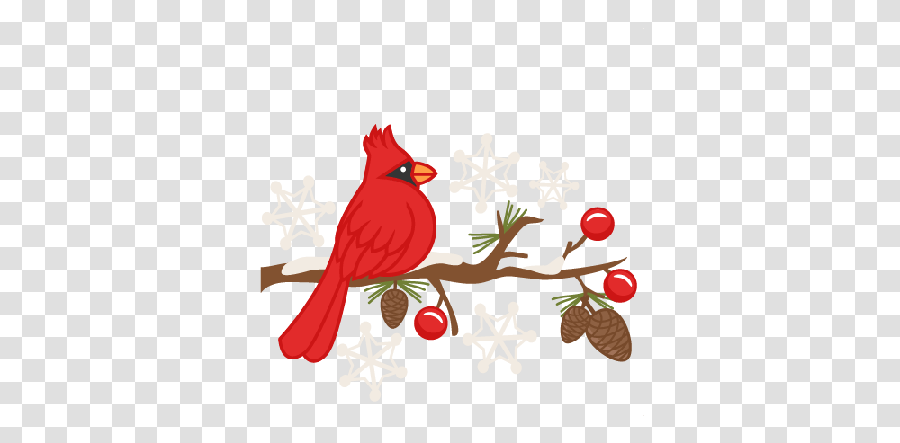 Cute Cardinal Christmas Cardinal Bird Clip Art, Animal, Tree, Plant, Candle Transparent Png