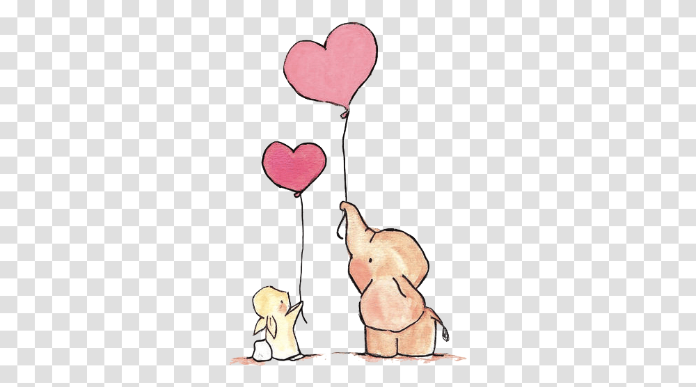 Cute Cartoon Animals Love, Heart, Cushion, Apparel Transparent Png