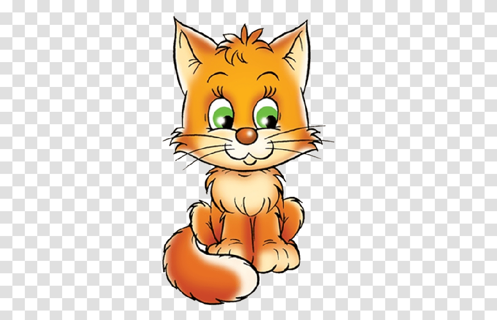 Cute Cartoon Cat Clipart, Mammal, Animal, Rodent, Wildlife Transparent Png