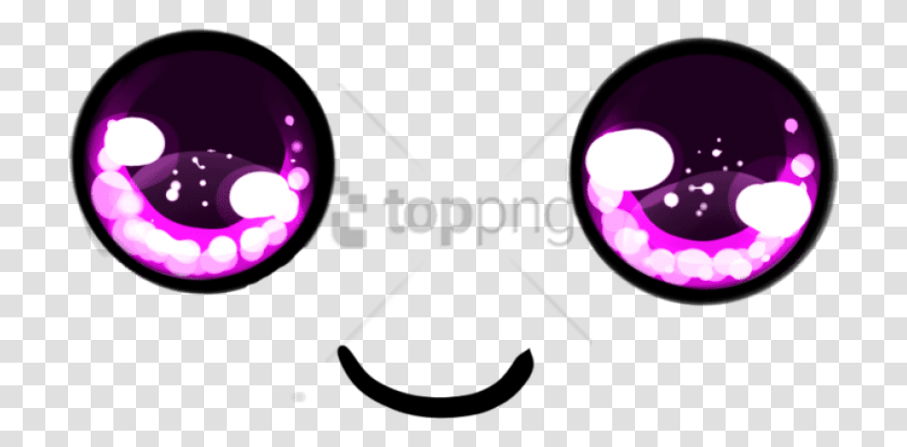 Cute Cartoon Cute Cartoon Eyes, Label, Purple Transparent Png