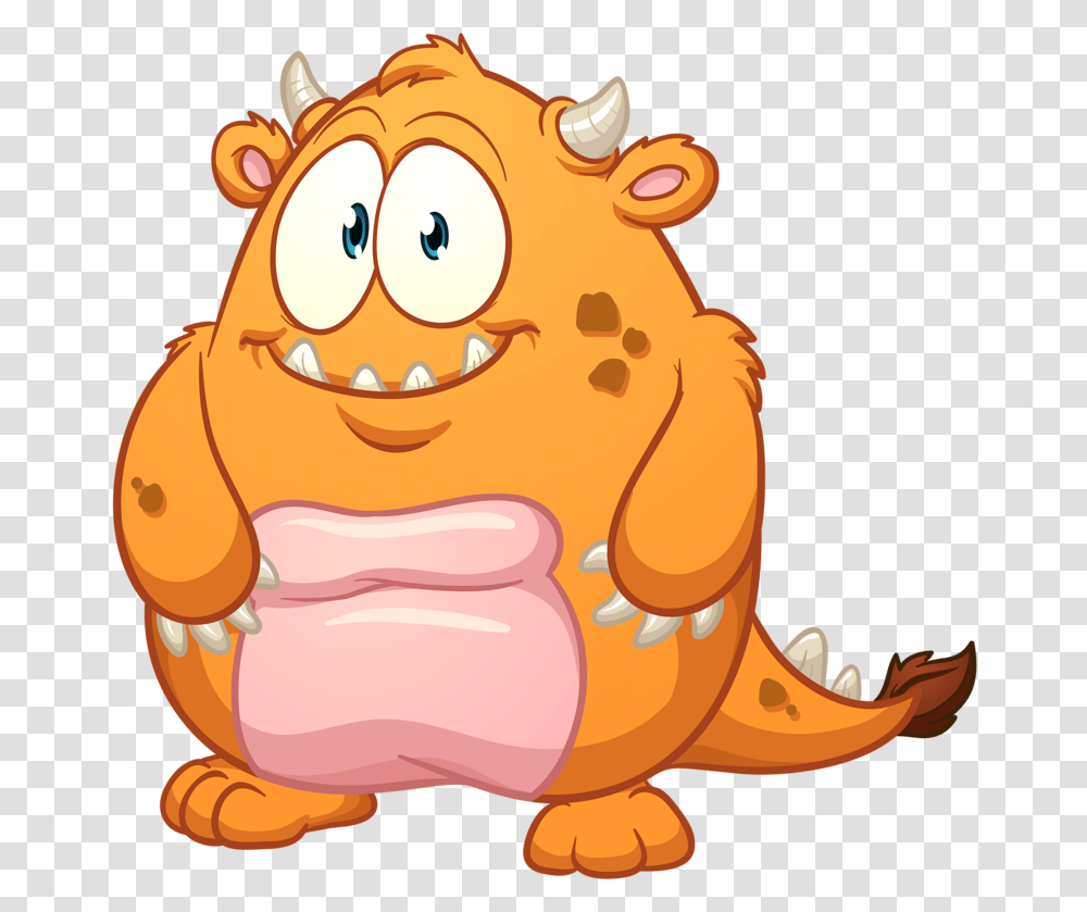 Cute Cartoon Monsters, Animal, Mammal, Wildlife, Birthday Cake Transparent Png