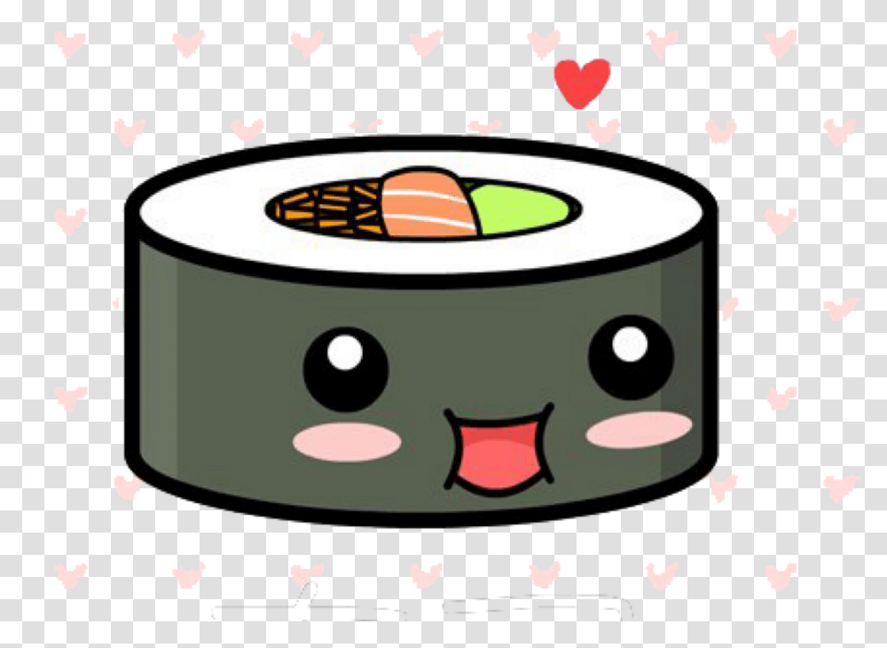 Cute Cartoon Sushi Roll Clipart Download Sushi Kawaii, Jacuzzi, Tub, Hot Tub, Bowl Transparent Png