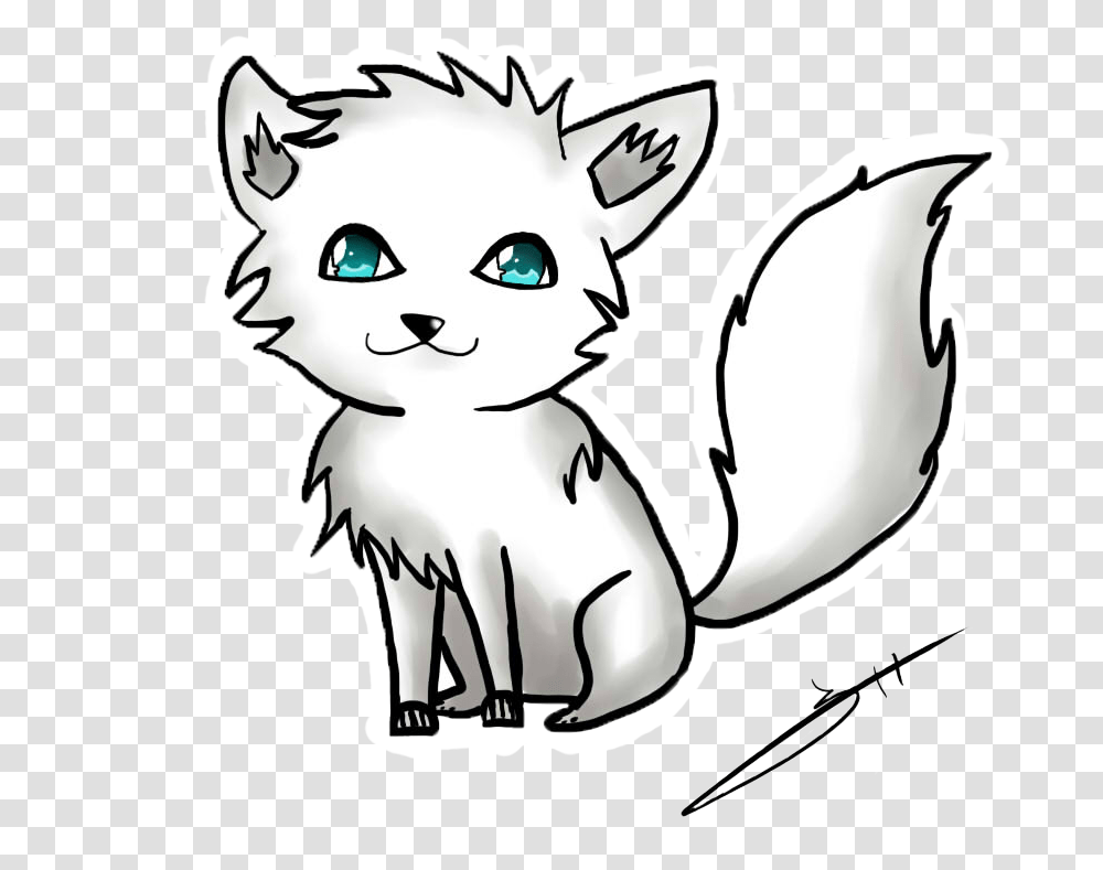Cute Cat Anime Clipart Anime Black And White Cat, Baby Transparent Png