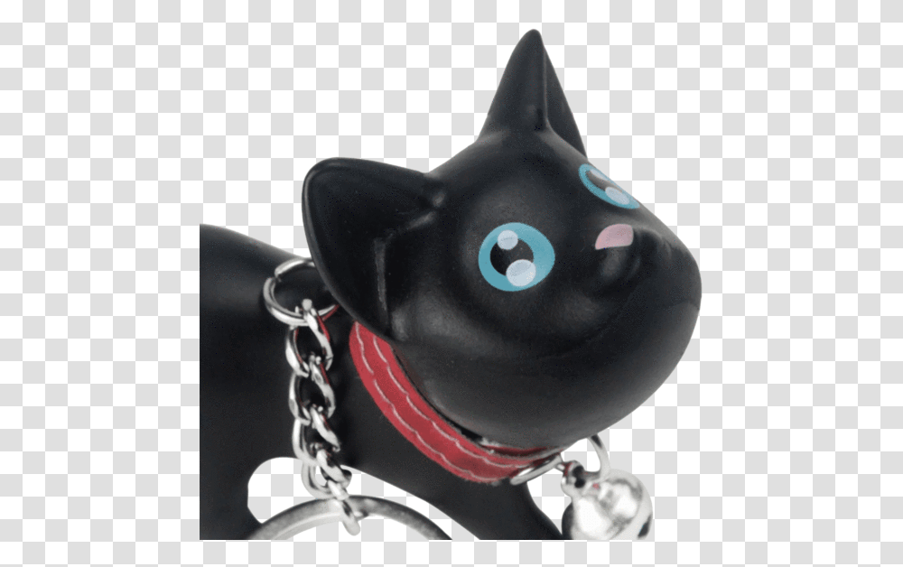Cute Cat Black Cat, Figurine Transparent Png