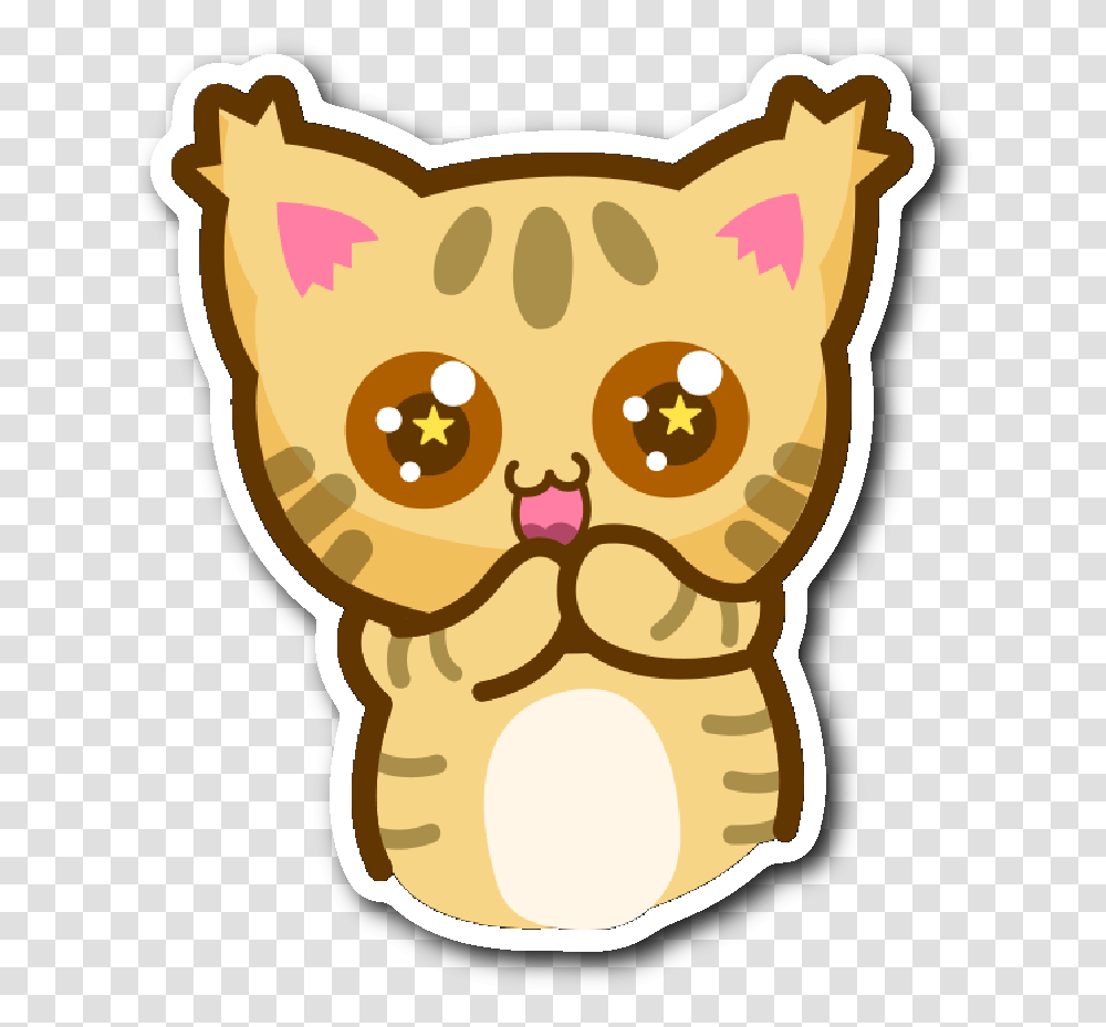 Cute Cat Stickers Series Sticker, Food, Plant, Vegetable, Bread Transparent Png
