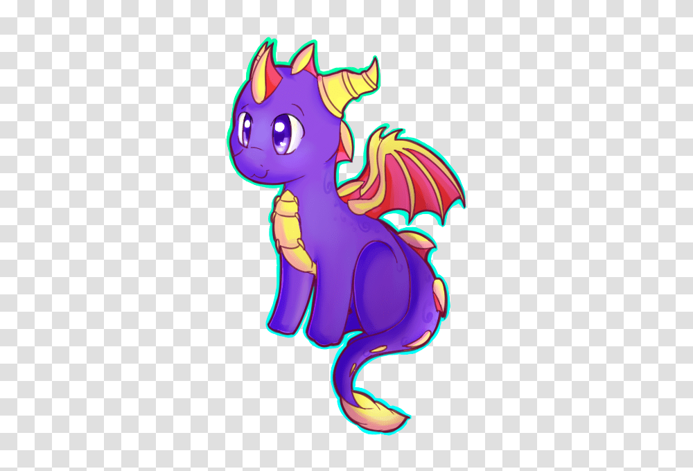 Cute Chibi Spyro, Toy, Dragon, Animal, Mammal Transparent Png