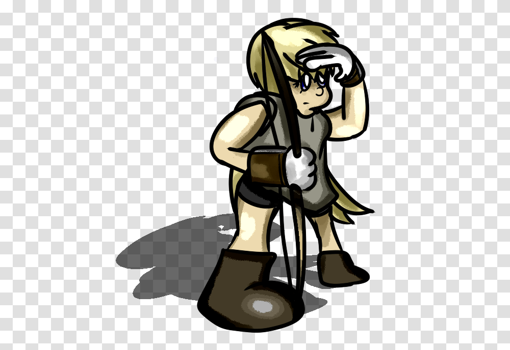 Cute Chibi Viking Archer, Person, Human, Helmet Transparent Png