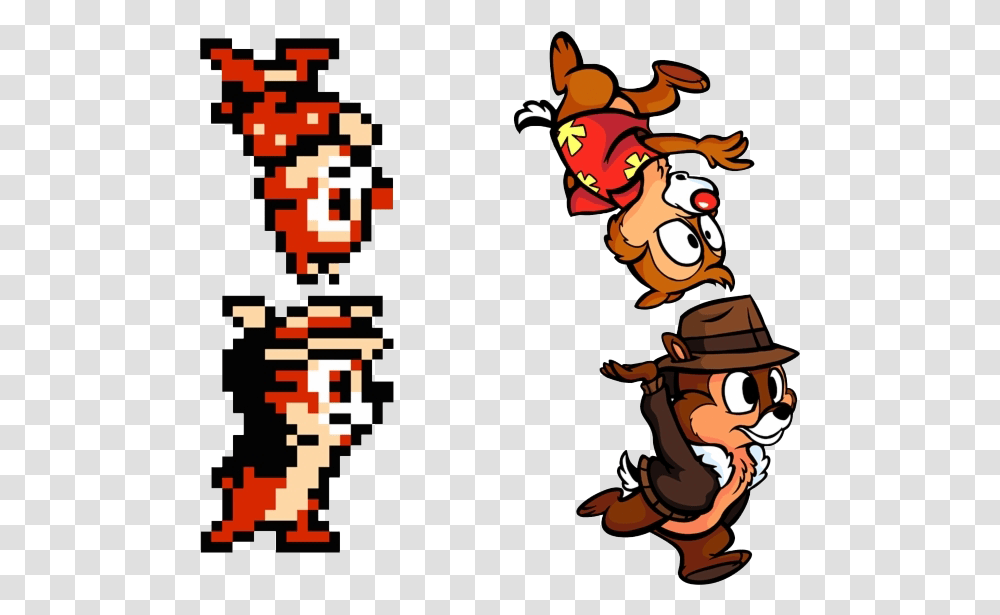 Cute Chip And Dale Image Chip And Dale Nes Sprite, Poster, Plant Transparent Png