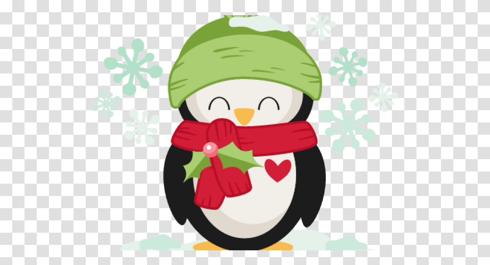Cute Christmas Penguin Christmas Penguin Cartoon, Elf, Clothing, Outdoors, Snow Transparent Png