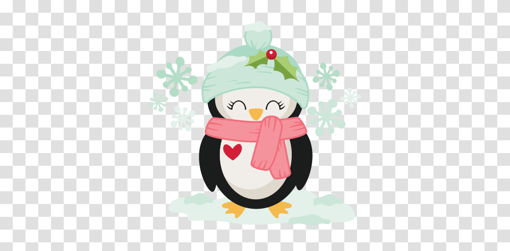 Cute Christmas Penguin Clipart Free Clipart, Apparel, Bonnet, Hat Transparent Png