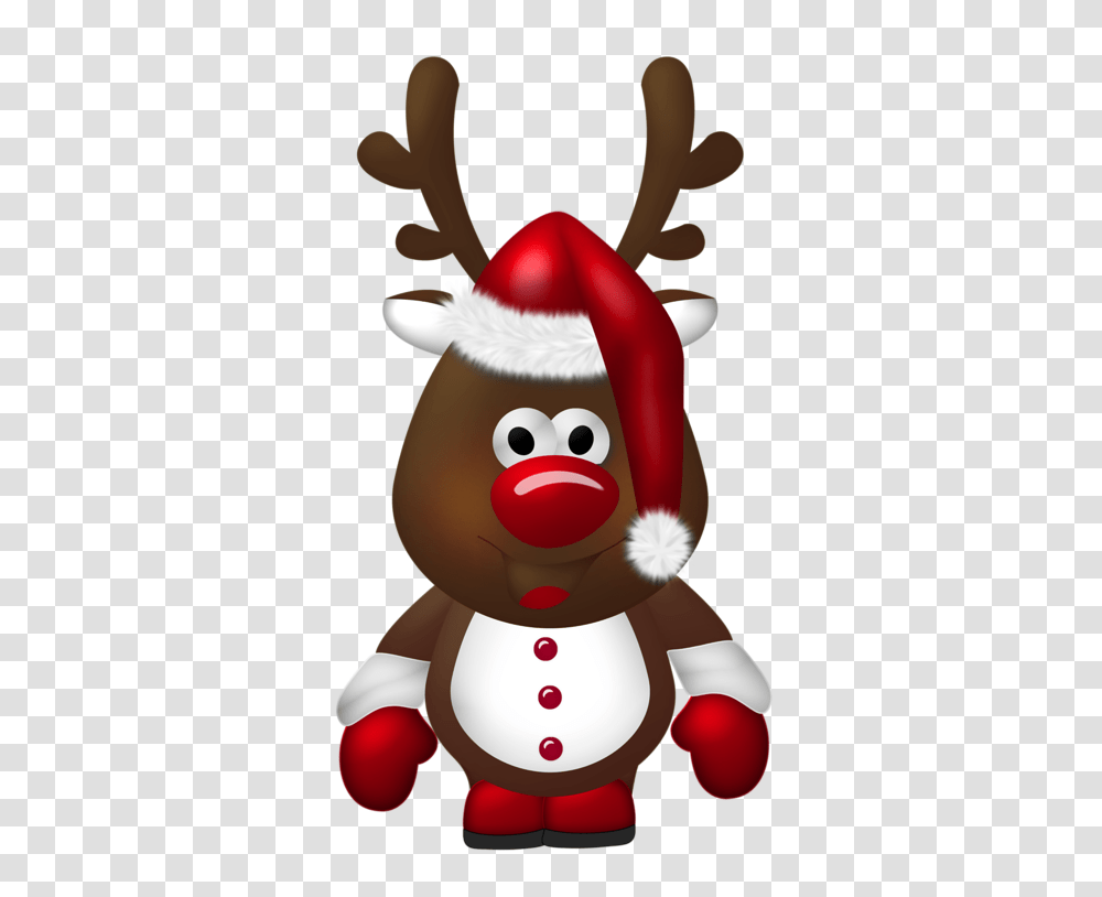 Cute Christmas Reindeer Gallery, Performer, Label, Toy Transparent Png