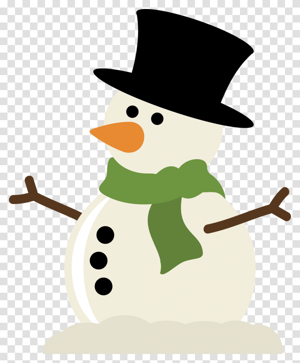 Cute Christmas Snowman Clip Art, Nature, Outdoors, Winter Transparent Png