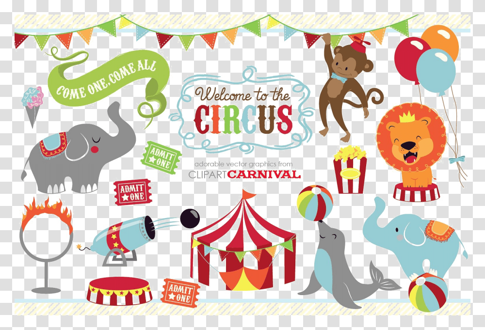 Cute Circus Animal Clipart, Leisure Activities, Adventure, Crowd, Penguin Transparent Png