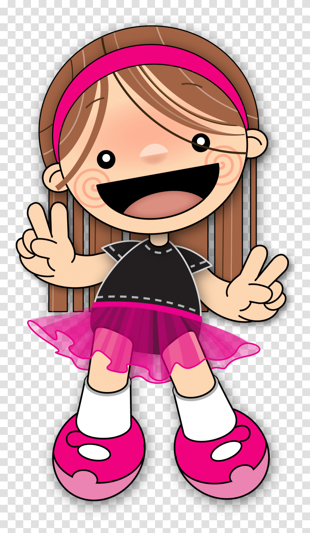 Cute Clip Art Dolls, Girl, Female, Drawing, Face Transparent Png