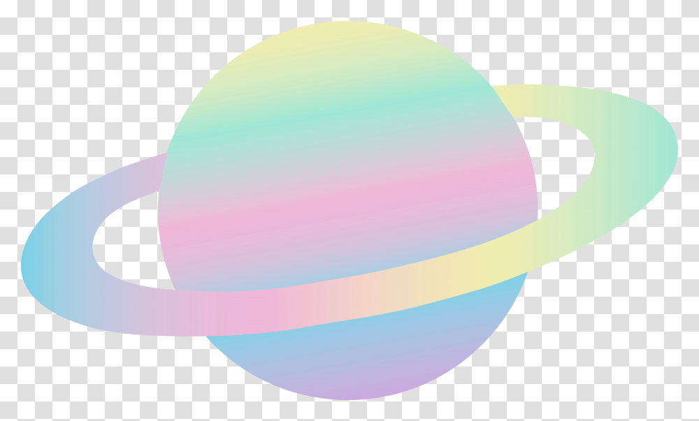Cute Clip Art Of A Pastel Colored Ringed Planet J Fashion, Food, Egg, Balloon, Purple Transparent Png