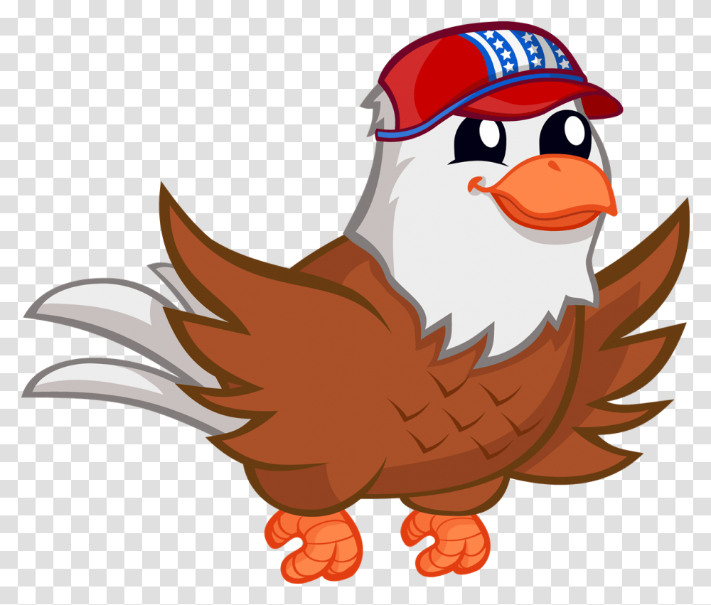 Cute Clipart Eagle, Bird, Animal, Fowl, Helmet Transparent Png