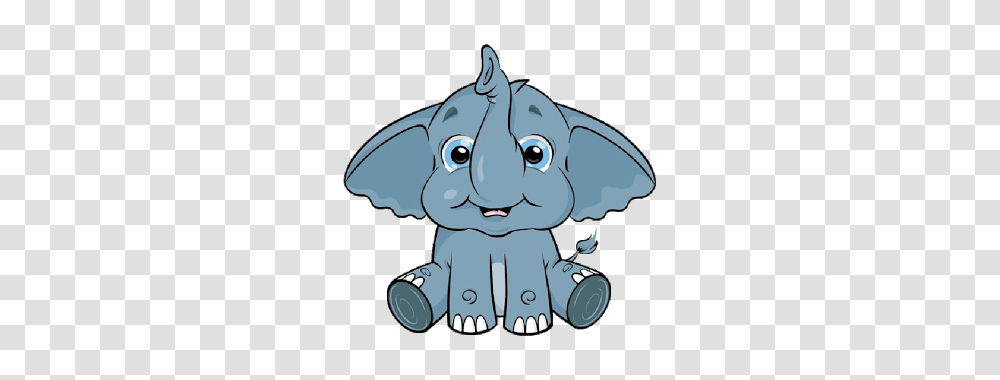 Cute Clipart Elephant, Animal, Mammal, Statue, Drawing Transparent Png