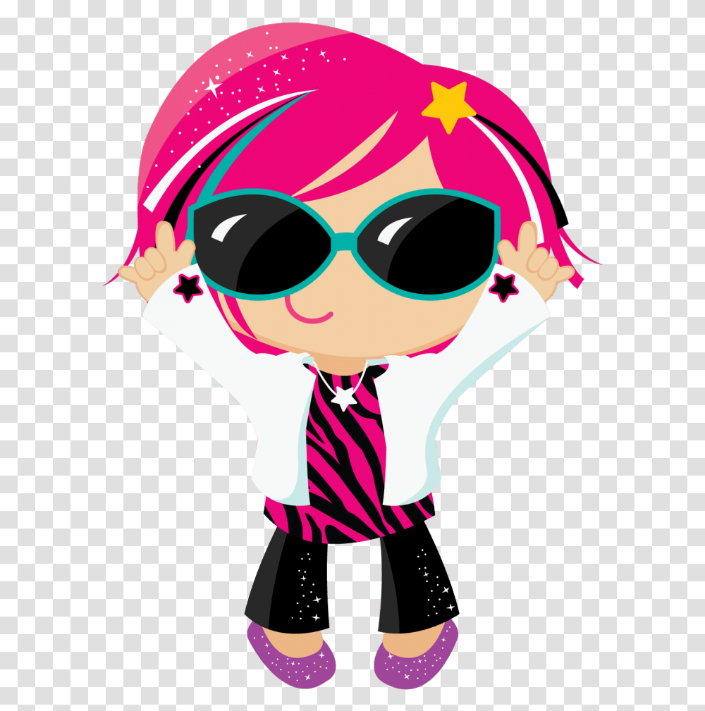 Cute Clipart Rock Star Party Cute Rock Star Clipart, Goggles, Accessories, Accessory, Sunglasses Transparent Png