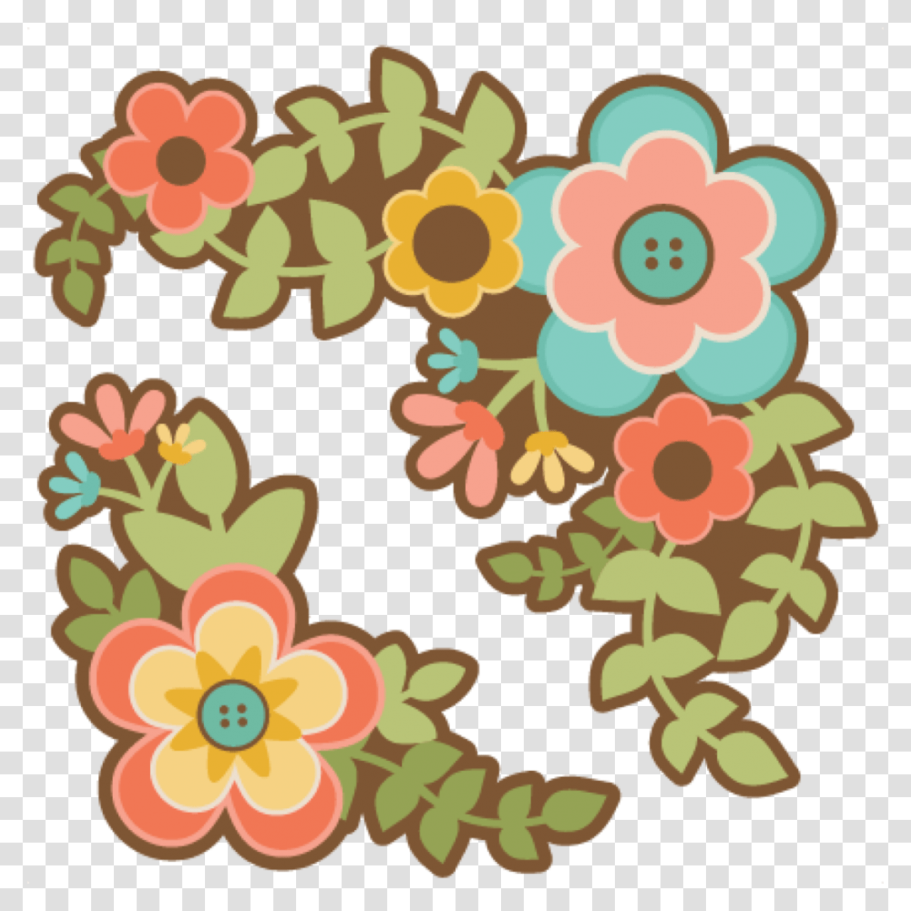 Cute Cliparts For Scrapbooking Free Clipart Download, Floral Design, Pattern, Birthday Cake Transparent Png