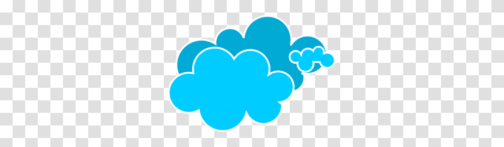 Cute Cloud Clipart, Heart Transparent Png